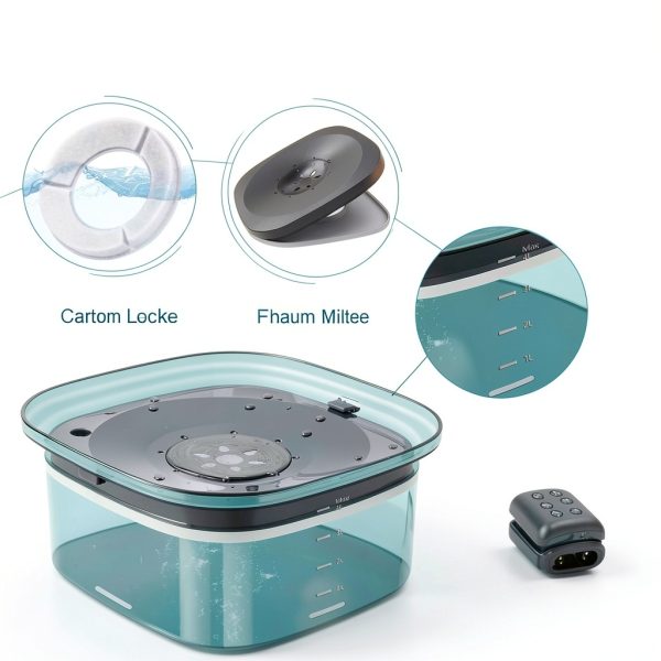 UPSKY Dog Water Bowl 4L Large Capacity-4