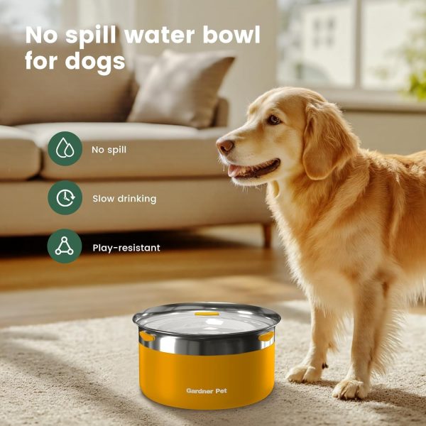Gardner Pet Stainless Steel Dog Bowls-3