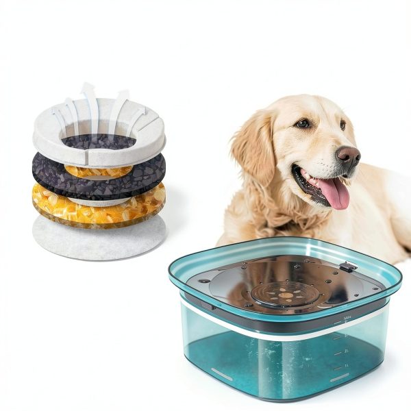 UPSKY Dog Water Bowl 4L Large Capacity-2