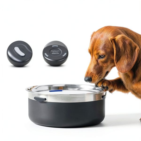 Gardner Pet Stainless Steel Dog Water Bowl Large 3.85L White-7