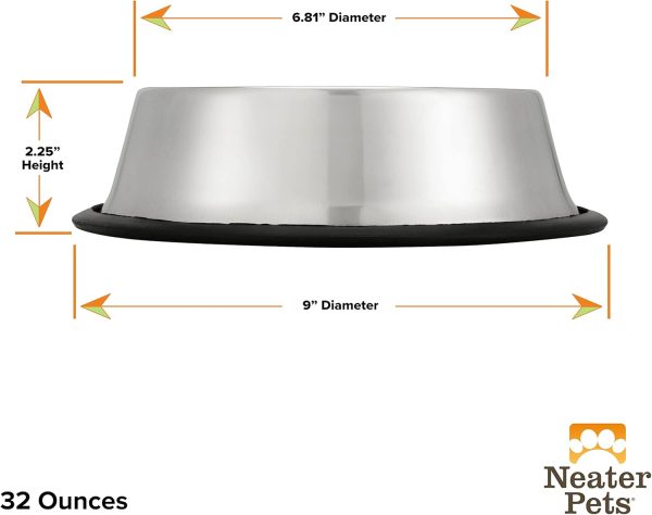 Neater Pet Stainless Steel Dog Bowls-3
