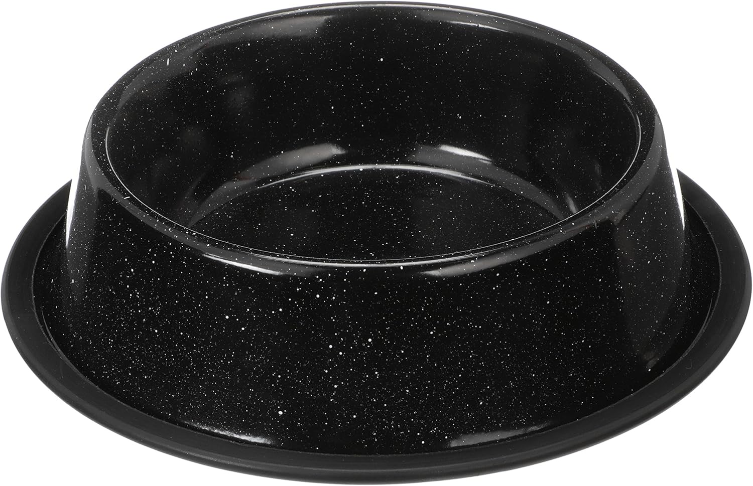 Stainless steel dog bowls with non-tip base