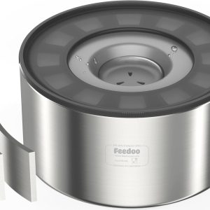 Stainless Steel Dog Bowl Feedoo Double Wall 3.8L-0