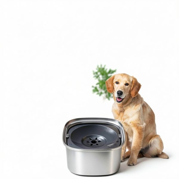 UPSKY 3L Stainless Steel Dog Water Bowl-6