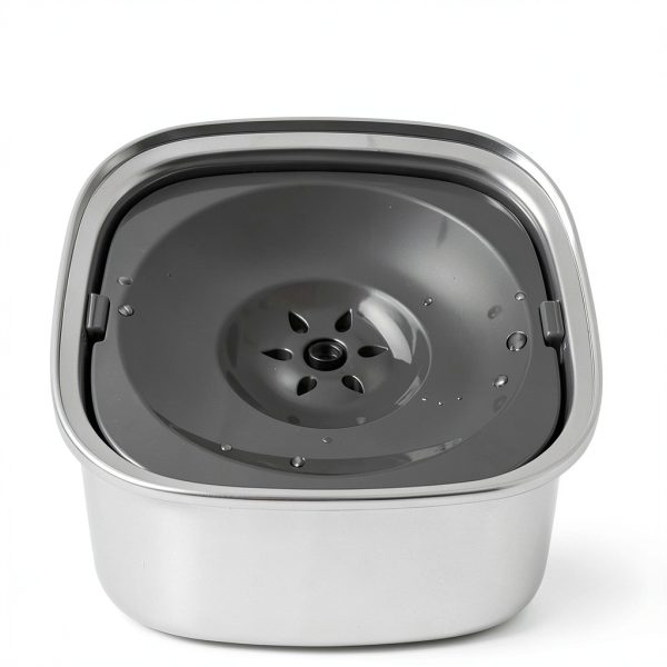UPSKY 3L Stainless Steel Dog Water Bowl-2