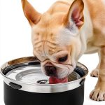 Gardner Pet Stainless Steel Dog Water Bowl Large 3.85L White-0