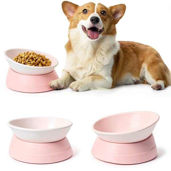 JWPC Bulldog Bowl Pet Supplies Ceramic Dog Bowls-3