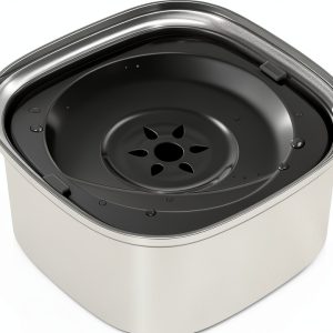 UPSKY 3L Stainless Steel Dog Water Bowl-0