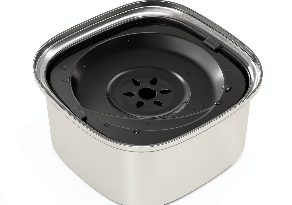 'UPSKY 3L stainless steel dog water bowl'