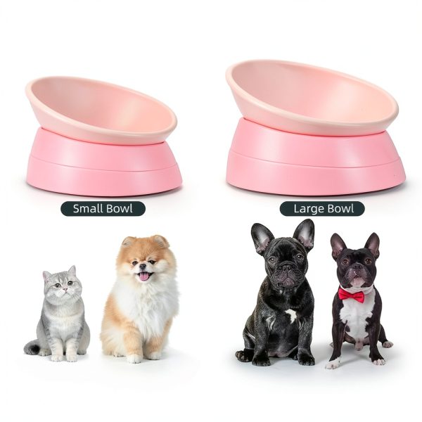 JWPC Bulldog Bowl Pet Supplies Ceramic Dog Bowls-4