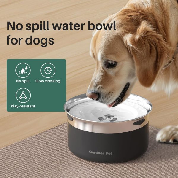 Gardner Pet Stainless Steel Dog Bowls-2