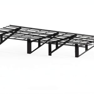 FAHKNS 2 x 6 ft Garage Wall Shelving, 2-Pack Garage Shelving Wall Mounted, 1200LBS Capacity Heavy Duty Metal Wire Shelves, Floating Long Shelf for Carport Shed Kitchen, Black-0