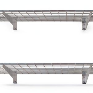 Hyloft 00630 Heavy Duty Steel Wall Garage Shelving 48x24 White-0
