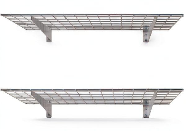 Hyloft 00630 Heavy Duty Steel Wall Garage Shelving 48x24 White-0