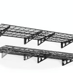 Garage Wall Shelving ZUCIRE 2 Pack 2x6 Ft Heavy Duty Metal with Hooks-0