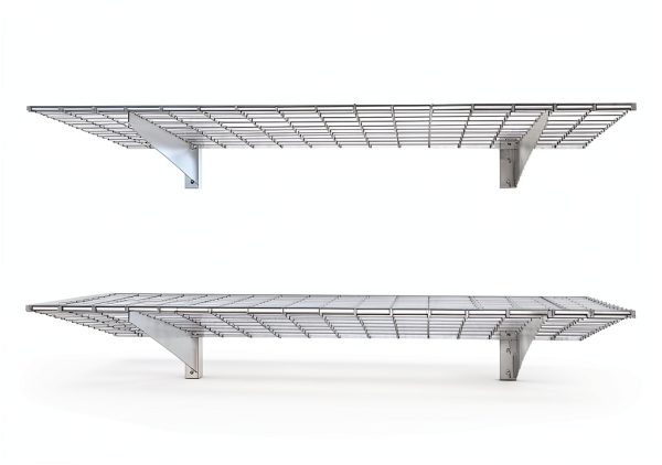 Hyloft 00630 Heavy Duty Steel Wall Garage Shelving 48x24 White-1